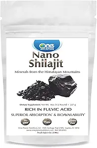 一个星球营养 Nano Shilajit Powder 8 oz(454人服役),40-60%富尔维奇酸,纳诺增强吸收,支持整体健康,Non-GMO,Vegan,Gluten Free