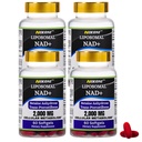 Nikoni Liposomal NAD+ 2000 mg with TMG and Pterostilbene, Supports Healthy Aging-240 Softgels