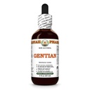 Gentian (Gentiana Lutea) Dry Root Glycerite, Made in Hawaii, Raw Materials, All Natural, Vegan, Lab Tested Alcohol-Free Liquid Extract - 2 fl.oz
