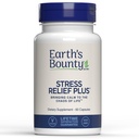 Earth's Bounty - Stress Relief Plus - 60 Vegetarian Capsules - All Natural Formula - Stress Support & Mood Enhancing Supplement - Promotes Calmness