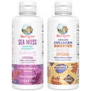 MaryRuth Organics Sea Moss Liposomal (Citrus Berry) & Collagen Booster (Maple Hot Cocoa) | Clean Label Project Verified® | Vitamins for Energy, Immunity, and Overall Wellness | Vegan, Non-GMO