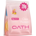 OATH NUTRITION Clear Whey Isolate Protein Powder, Pink Lemonade, 20g Complete Protein per Serving, No Added Sugar, Grass-Fed, 18 Servings (Pack of 10)