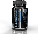 Pure Label Nutrition L Arginine Capsules, Nitric Oxide Booster, Amino Acid Supplement for Men and Women, Helps Build Muscle & Strength and Boost Energy, Blood Flow Support - 180 caps