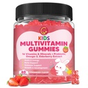 Kids Methylated Multivitamin Gummies with Omega 3, Multivitamin for Kids & Teens 4+ w/L Methylfolate & B12, Calcium, Probiotics, Elderberry, 16 Vitamins for Healthy Growth, Immune Support, Sugar Free