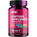 WIXAR Cortisol Supplements for Women with Ashwagandha, Magnesium, L-Theanine, Rhodiola Rosea - for High Cortisol Balanace Manager - for Sleep Support, Mood & Focus Supplement - 90 Capsules
