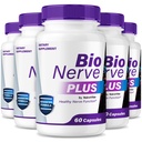 (5 Pack) Bio Nerve Plus – Official BioNerve Plus Nerve Health Support | Premium Formula with Natural Ingredients for Nerve Care, Comfort & Relaxation | Bio Nerve + Easy-to-Take Pills (300 Capsules)