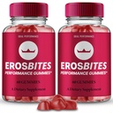 Eros Bites Gummies, Official Eros Bites Gummies for Men - Maximum Strength Performance, All Natural Support Overall Health and Wellness, ErosBites Advanced Formula Support Gummy Reviews (2 Pack)