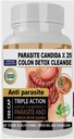 Parasite Cleanse Detox Liver Colon Yeast Killer Pi.lls All Natural Detox Candida