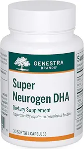 Genestra Brands Super Neurogen DHA 支持记忆、认知和神经健康 30 Capsules