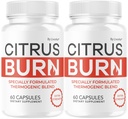 (2 Pack) Citrus Burn Capsules - Official CitrusBurn Pills Supplement Support All Natural Ingredients Advanced Formula Premium Multivitamin for Overall Health & Wellness, 120 Capsules for 2 Months