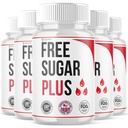 (5 Pack) Free Sugar Plus Capsules, Official FreeSugarPlus Blood Health Pills With All Natural Ingredients, Free Sugar Plus Optimal Wellness Support with Premium Vitamins for Women & Men (300 Capsules)