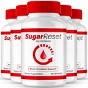 Sugar Reset Capsules, Official Sugar Reset Advanced Blood Formula Supplement Pills - Extra Strength, All Natural Healthy Circulation & Stable Levels, Advanced Sugar Reset Health Reviews (5 Pack)