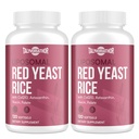 Talyvoriathor Liposomal Red Yeast Rice 1200mg with CoQ10 & Astaxanthin – Rice Yeast for Cholesterol – High Absorption – Citrinin-Free, 120 Softgels (2 Bottle)