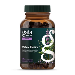 Gaia Herbs Vitex Berry -- -- 支持妇女的荷尔蒙平衡与生育能力 -- -- 月经保健健康方案 -- -- 120 Vegan Caps(60天供应)