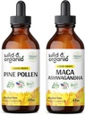 野生和有机松 Pollen 叮当 4 fl oz & Maca Ashwagandha 叮当 4 fl oz
