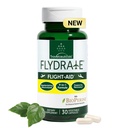 Flight-Aid | Replenishing Electrolyte Hydration Capsules Made for Travel, Jet Lag, Fatigue & Recovery | 9-in-1 Formula with Essential Electrolytes, Vitamins, Minerals & Bioperine® | 30 Capsules