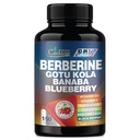 Cadane Premium Berberine 提取 - Berberine Supplement 10in1 配有 Gotu Kola, Banaba Leaf & More - 150 Capsules 豁免和文摘系统支持