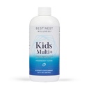 Best Nest Liquid Multivitamins for Kids, Methylfolate, Methylated Vitamins, Whole Food Blend Vitamin, Vegan, Gluten Free, Non-GMO, Strawberry Flavor, 16 oz