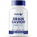 Brain Savior Brain Supplements for Memory and Focus Capsules, BrainSavior Advanced Formula Brain Health Support - Maximum Strength Nootropics Brain-Savior All Natural Support Reviews (60 Capsules)