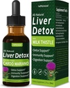 牛奶 牛奶 牛肝 Detox Drops, Cardo Mariano (Con Silimarina) y Diente de León para el Hígado Graso, Liver Support Supplement w/Artichoke & Dandelion Cleanse & Reference. 2oz (英语).