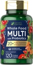 Nature's Fortune全食多维素与Probiotics 配有 120 配有 20 种水果和蔬菜配有 + Non-GMO & Gluten 免费补充品