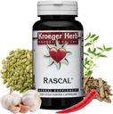 Kroeger Herb Products, Rascal, Cleansing, Detox, Gut Health with Garlic, Cayenne, Pumpkin Seeds, Vegetarian, Non-GMO, Gluten Free, No Preservatives, Healthy Microbial Balance, Made in USA