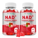 1500MG Core Collagen Supplements with N AD+ for Women & Men, Trans-Resveratrol, CoQ10, Nicotinamide Riboside Hydrogen Malate, for Healthy Aging & Antioxidant Support, 120 Gummies