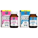 Garden of Life Multivitamin for Women, Vitamin Code Raw One & Vitamin Code Raw One for Men, Once Daily Multivitamin for Men, One a Day Mens Vitamins Plus Fruit, Veggies & Probiotics