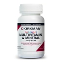 Kirkman - 儿童多维特敏和矿物 - 120 Capsules - 配有5-MTHF - Potent Broad Spectrum Vitamin/ Mineral 补充 - 伪素