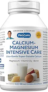 Andrew Lessman Calcium Magnesium 密集护理 250 Capsules - Bone and Skeleton Health Basics. 互联网档案馆的存檔,存档日期2014-12-21. 方便燕子卡普尔,超级可溶性精粉. 温柔到即使是最敏感的胃