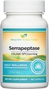 健康方向 Serrapeptase - 120 000 SPU/Serviging, 60 Vegan Capsules,作为你日常健康制度的一部分(60天供应)