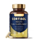 Cortisol Manager & Stress Support Supplement – Premium Ashwagandha Complex for Deep Relaxation, Mental Clarity & Calm Mood – Natural Formula for Daily Energy & Restful Sleep – 120 Vegan Capsules