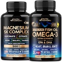 Magnesium Complex Capsules & Omega 3 Fish Oil Softgels
