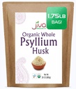 Jiva Organics 整体 Psyllium Husk (Isabgol) 1.75 LB (28 Oz) Jumbo Bag - 非GMO, 不受欢迎 - Keto 友好型,可溶性纤维