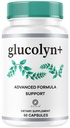 Glucolyn Capsules - Advanced Formula All Natural Support, 60 Capsules for 1 Month