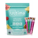 Ultima Replenisher Daily Electrolyte Powder – Tropical Variety Pack, 20 Stickpacks – Zero Sugar Hydration Packets with 6 Electrolytes and Minerals – Sugar Free, Plant Based & Keto Friendly​ Drink Mix