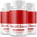 (3 Pack) NeoGluco Capsules, Official NeoGluco Glycogen Support Pills with All Natural Ingredients, Advanced Formula Health Supplement with Max Strength Premium Vitamins for Women & Men (180 Capsules)