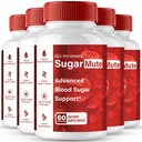 Sugar Mute Capsules, Official Sugar Mute Blood Support Supplement Pills - Maximum Strength, All Natural Healthy Circulation & Stable Levels, Advanced Formula SugarMute Health Support Reviews (5 Pack)