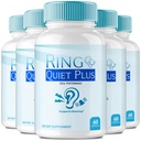 Ring Quiet Plus Tinnitus Relief for Ringing Ears Capsules, Ring Quiet Plus for Tinnitus, Ear Health Support Supplement, RingQuietPlus Advanced Formula All Natural Pills Reviews (5 Pack)
