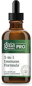 GAIA HERBS PRO 3-in-1 Immune Frame - Immune系统支持补编* - Astragalus Root & Schisandra Berry - 2 fl oz(44名服务员)液体补充
