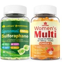 LILICARE Womens Multivitamin Gummy & Sulforaphane with Glutathione Gummies