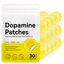 Dopamine Patches Extra Strength, Mood Boost & Positivity Support, Plant-Based Formula, Vegan Patches for Men Women, Daily Wellness