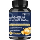 NATURE TARGET Magnesium Glycinate 1000mg - Magnesium Supplements with Vitamins C & B6 for Muscle, Nerves, Heart, Energy & Immune Health, 100% Chelated Magnesium for Max Absorption - Vegan,120 Capsules
