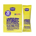 BUBS Naturals - Hydrate or Die Electrolytes Powder Packets for Fast Absorption | Premium 2000mg Electrolyte Powder | for Sports, Recovery & Well-Being (Natural Lemon Flavor, 20 Sticks)