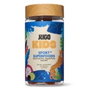 JUGO Kids Sport + SUPERFOODS Electrolyte Gummies for Sports Hydration and Daily Play with Super Fruits, Vitamin B12, and Potassium, Gluten-Free, Non-GMO, Tropical Flavor, 50 Count