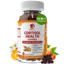 Lukaree Cortisol Supplements for Women & Men, 15 in 1 Cortisol Reducer Manager, Cortisol Calm Gummies with Ashwagandha, Magnesium, L-theanine, GABA - for Mood, Focus, Sleep - Vegan Sugar Free, 60 Ct.