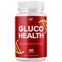 Gluco Health Capsules, Official Glucohealth Blood Support Pills with All Natural Ingredients, Advanced GlucoHealth Formula Blood Health Supplement with Maximum Strength Premium Vitamins (60 Capsules)