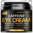 Cafeine Eye Cream for Anti Aging, 暗圆形, Bags, Puffiness. 中国植物物种名录(CPNI). Great Under Eye Skin + Face tighting, 男人和女人的举眼治疗 1.7oz