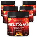 Meltamin Powder - Official Meltamin Energy Supplement Powder - Maximum Strength, All Natural Overall Health, Energy and Immune Support, MeltaminPowder Advanced Formula Reviews (5 Pack)
