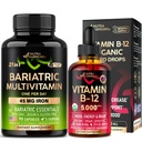 Bariatric Multivitamin Capsules & Organic Vitamin B12 Drops
